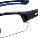 ROCKBROS Photochromic Sunglasses for Men Women Safety Cycling Glasses UV Protection Outdoor Sport Sunglasses (Black Blue)