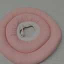 IDOMIK Dog Recovery Collar, Waterproof Soft Dog Cone After Surgery, Comfy Protective Elizabethan Collar Alternative for Dogs Cats, Adjustable Pet Neck Donut Cone Anti-Licking Biting Wounds (Pink)