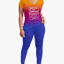 Lounge Sets for Women 2 Piece Summer Casual Jogger Workout Outfits Short Tops Long Pant Sweat suit leggings set,XXL