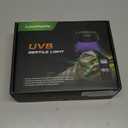 LED Reptiles Light with Remote, UVA UVB FR Lamp for Rainforest & Desert Reptiles, Ferguson Zones 1-4, Timer Switch, 10 Dimmable, for Bearded Dragon, Turtle, Frog, Snake, Plant (1 Pack)