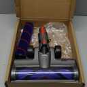 Upgraded 2 Brush Vacuum Head Replacement with 4 Green LEDs & Self-Standing Vacuum Cleaner Head, for V7/V8/V10/V11/V15, Anti-Tangle Motorized Brush Roll for Hard Floors & Carpets
