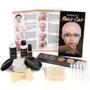 Bald Cap Halloween Makeup Kit for Men & Woman, Complete Bald Cap Costume Character Set with Instructions, Realistic Bald Cap Kits for Cosplay Make Up, SFX Makeup, Dress-Up Party, Stage, Theater & Film (Bald Cap SFX Makeup Kit)