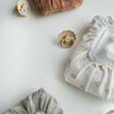 Baby Wipes Cover  Universal Size, One Size Fits All Wipes Packages | Muslin Cotton Tissue Cover for Nursery, Diaper Bag & Changing Table, Station | Gingham & Neutral Patterns (Cream Daisy)