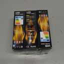 Bestview Flickering Light Bulbs,3 Modes Led Flame Effect Light Bulbs, Smart E26/E27 Chandelier Base Candle Fire Light Bulb for Halloween, Christmas,Party, Porch, Indoor&Outdoor Home Decoration-6 Pack