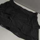 Aleumdr Women's Waistband Swimdress Ruffle Swim Skirt Swimsuit Bottom Black X-Large 14 16