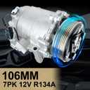 Air Conditioner AC Compressor with A/C Clutch Fits for Honda Civic 2012-2015, CR-V 2007-2014, RDX 2007-2012, CO 4920AC AC Compressor, Replaces 38810RWCA01, 38810RZYA01