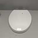 Elongated Toilet Seat, Soft-Slow Close, Oval(Oblong) Toilet Seat For Elongated Toilets, Quiet-Close Lid And Seat, Easy To Install And Clean, Never Loosen, White(18.5")