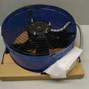 15" Attic Exhaust Fan with Thermostat - 1300CFM Gable Vent Fan with Thermostat Covers 1850 Sq.ft, Plug-and-Play Gable Attic Fans with 20FT Power Cord & 60Hz Motor Low Noise for Home Garage Shed