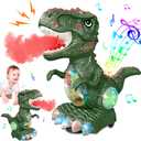 Dinosaur Toys for 1-3 Year Old Boy,Roar Music and Lights Toddler Toy for Boys Girls Age 1-3,Moving Dino Baby Toy with Mist Spray,Electric Dinosaur Toy for Kids 3-5 Easter Christmas Birthday Gifts (Green)