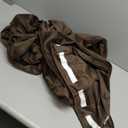 Dark Chocolate Pinch Pleated Linen Curtains 96 Inches Long 2 Panels for Living Room Bedroom Memory Training Brown Semi Sheer Pleat Drapes with Hooks Rings Light Filtering Window Curtain 40x96