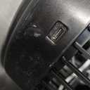 Portable Oscillating Rechargeable Fan, Battery Operated with 4 Speed Settings & Remote Control, Desk Travel Pedestal Fan for Sleeping, Camping, Cruise, RV - Black 8" USB C