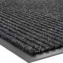 100pointONE Front Door Mat, Heavy Duty Indoor Outdoor Doormat for Entryway, 120" x 36" Low Profile Outdoor Mats for Home Entrance, Stain and Fade Resistant Welcome Mat for High Traffic Area, Black