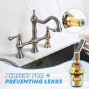 Cartridge for Kohler K-GP77005-RP & K-GP77006-RP Faucet Ceramic Valve, Hot and Cold Faucet Cartridge Replacement Parts, 2 Pack Ceramic Valve Replacement - Brass