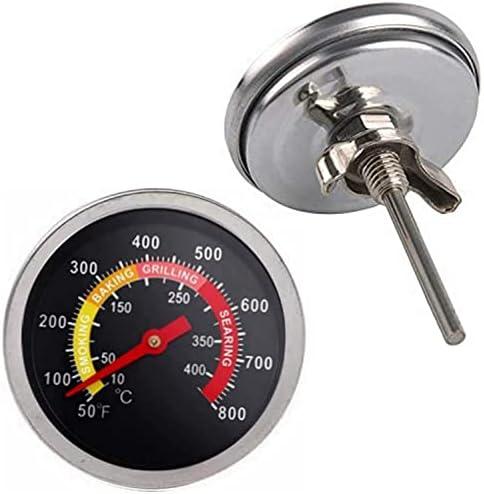 Pack of 1 BBQ Grill Temperature Gauge, Charcoal Pit Grill Smoker Thermometer Gauge BBQ Temp Gauge
