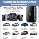 Wireless carplay Adapter, Auto 2025 Upgrade Car Adapter, Plug&Play CarPlay Box Dongle Dongle for iPhone & Android Auto | Supports CarPlay for Cars | Dual System, 5G WiFi, Easy Setup
