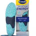 Dr. Scholl's 24-Hour Energy Multipurpose Insoles, Returns Energy with Every Step, Relieves Foot Pressure & Tired Achy Feet, Memory Foam & Gel Insert, Women's Shoe Size 6-10, 1 Pair (Blue)