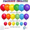 Rainbow Balloon Arch Kit 111Pcs 18 12 5 Inch Latex Colorful Party Balloons Garland for Birthday Baby Shower Wedding Engagement Anniversary Christmas Party Decorations