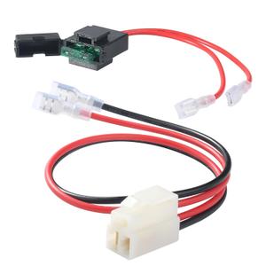Scooter Battery Harness for Razor MX350 MX400 PR200 Ground Force Battery Wire Harness for Rocket MX350 V33+ MX400 V33+ PR200 v27+ 3 Holes Plug