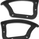 Maitys 2 Pcs Replacement Office Chair Loop Armrest Rings Plastic Office Chair Replacement Parts for Work Desk Gaming Chairs Fit Arm Rest Accessories (Double Side)