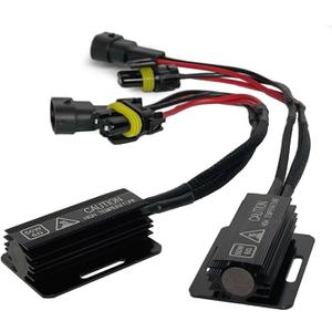 9005 9006 9145 LED Load Resistor Adapter 50W 6Ohm Upgraded Canbus Decoder Fix Headlights Fog Light DRL Error Code Anti-Flicker Wiring Relay Harness