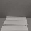 Emfogo Floating Ledge Shelves Rustic Wood Wall Shelf Set of 3 for Storage and Display 16.9 inch Vintage White