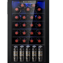 Antarctic Star Mini Fridge 130 Can Beverage Refrigerator Cooler,3.1cu.ft Beverage Refrigerator with Adjustable Shelves & Digital Temperature for Soda Beer or wine fridge for Home, Office Bar