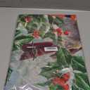 Merry Christams Garden Flags 28x40 Double Sided Linen, Cardinal Red Bird Holly Berry Branches Snow Welcome Winter Holiday Yard Outdoor House Flag for Home Decorations (3177)