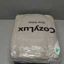 CozyLux California King Comforter Set Oatmeal - Cal King Bed in a Bag 7 Pieces, Luxury Soft Bed Set for All Seasons, Bedding Set with Down Alternative Comforter, Sheets, Pillowcases & Shams