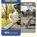 XLarge Dog Ramp for Car, SUV & Truck 71" Joint & Spine Relief, Anti-Slip Surface, Heavy-Duty, Stable, Up to 200 lbs