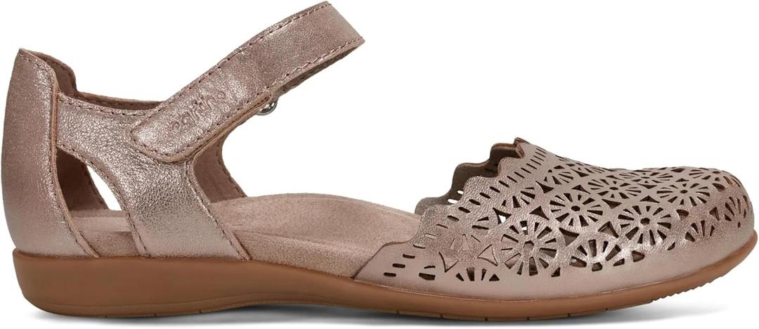 Earth Women's Bronnie Flat Sandal (10, Pewter 060)