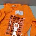 Spooktacular Creations Prisoner Costume Men, Orange Jumpsuit, Jail Inmate Accessories Set, Halloween Costumes for Men 2025 L