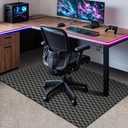 AiBOB Office Chair Mat for Carpet, 60"x48"Gaming Computer Desk Mat for Low Pile Carpet, Heavy Duty Floor Protector Mat for Rolling Chairs, Easy Glide Chair Mat for Home Office