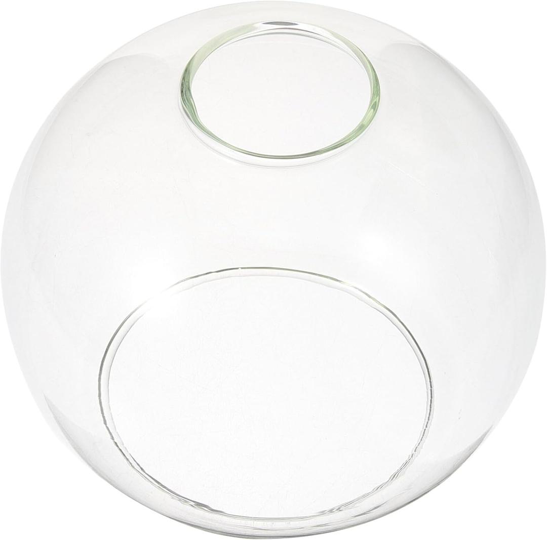 Luxshiny Clear Glass Globes for Light Fixtures Replacement 150mm Clear Round Glass Globe Lampshade Cover for Pendant Light Wall Sconce Chandelier - Clear
