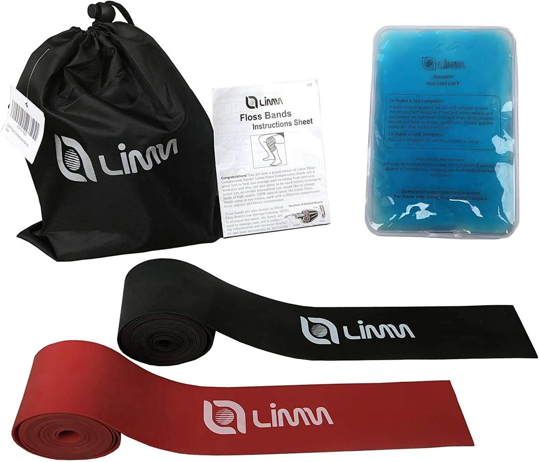 Limm Muscle Compression Floss Bands - Tack and Flossing Bands for Mobility, Fitness, and Recovery - Best for Athletes