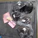 HMD 5 Pieces Messy Hair Bun Hairpiece Tousled Updo for Women Hair Extension Ponytail Scrunchies with Elastic Rubber Band Long Updo Messy Hairpiece Hair Accessories Set for Women (Dark Brown)