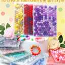 3 x 160PCS FIVEIZERO Silicone Beads for Keychain Making, Yellow Mixed 6 Colors Round Silicone Beads Bulk for Pens, Rubber Bead for Bracelets and DIY Crafts (12mm)