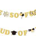 2026 Graduation Party Decorations, Funny Banner for Congratulation Party Decor Supplies, Party Photo Booth Backdrop for College High School PhD Nurse Law School Graduations Wall Decorations