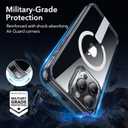 ESR for iPhone 16 Pro Case with Kickstand, Military-Grade Shockproof Protection, Magnetic Fully Adjustable Flickstand Phone Case, Compatible with MagSafe Accessories, Boost Series, Clear