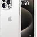 2 x SMARTDEVIL for iPhone 15 Pro Max Case Clear, Anti-Yellowing, Military-Grade Protection, Transparent Slim Clear Phone Case for iPhone 15 Pro Max, Full Camera Lens Protection, Anti-Scratch, Clear