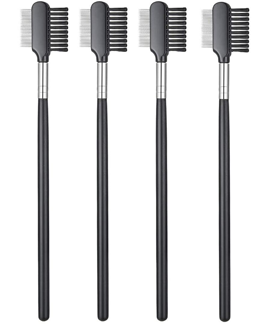 Tear Stain Remover Combs,4 pcs 2 In 1 Double-Side Pet Grooming Comb for Removing Tear Marks,Crust and Mucus from your Small Pet Dogs and Cats