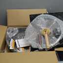 WANGYUANJI 12.6" Wok with Lid, Flat Bottom Nonstick Wok Pan for Induction Cooktop, Stir Fry Woks & Pans for Cooking