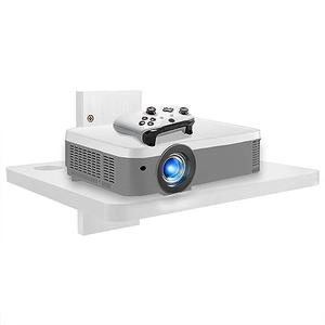 Siondoux Floating Entertainment Shelf - Wooden DVD & TV Wall Mount Shelf, Perfect for Projector, PS5, DVD Player, Game Console, Cable Box