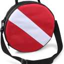Portable Scuba Regulator Bag, Professional Diving Travel Bags Protective Gear Carry Handbag with Adjustable Shoulder Strap for Divers