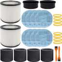Filter Replacement 90304, 90107 dry filter, 90585 Foam Sleeve Fit for shopvac 90304, 90350, 90333, 90585, 903-04-00, 9030400,5 Gallon Up Wet Dry Vacuum Cleaners, 26 Pack