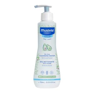 Mustela Baby Cleansing Water - No-Rinse Micellar Water - with Natural Avocado & Aloe Vera - for Baby's Face, Body & Diaper - 1 or 2-Pack - Various Sizes Mustela Baby Cleansing Water - No-Rinse Micellar Water - with Natural Avocado & Aloe Vera - for Baby's Face, Body & Diaper - 1 or 2-Pack - Various Sizes