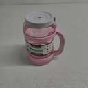 REDUCE WaterDay 80 oz Water Jug with Time/Ounce Markings - Spill-Proof Straw, Durable Tritan - Big Water Bottle for Daily Hydration - Dishwasher Safe, Clear & Easy to Clean, Pink Quartz