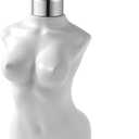 Ceramic Soap Dispenser with 304 Stainless Steel Pump Hand Lotion Liquid Dispenser Refillable for Kitchen and Bathroom Decorative (Matt White)