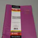 AT-A-GLANCE Planner 2026-2027 Weekly & Monthly Academic 12-Month July-June Half-Hourly Appointment Book, 8-1/4" x 11", Contemporary, Purple (70957X18)