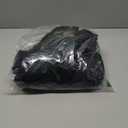 Boho Farmhouse Shower Curtain Black 72x72 Inch Plush Texture Bathroom Decor Hotel-Grade Fabric Waterproof Reinforced Grommets