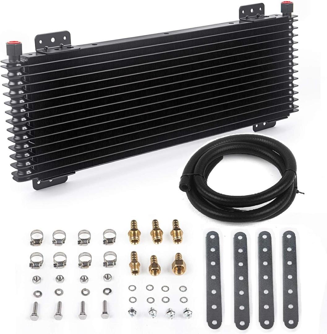 ZHSYMX 40k Transmission Oil Cooler LPD47391,Black